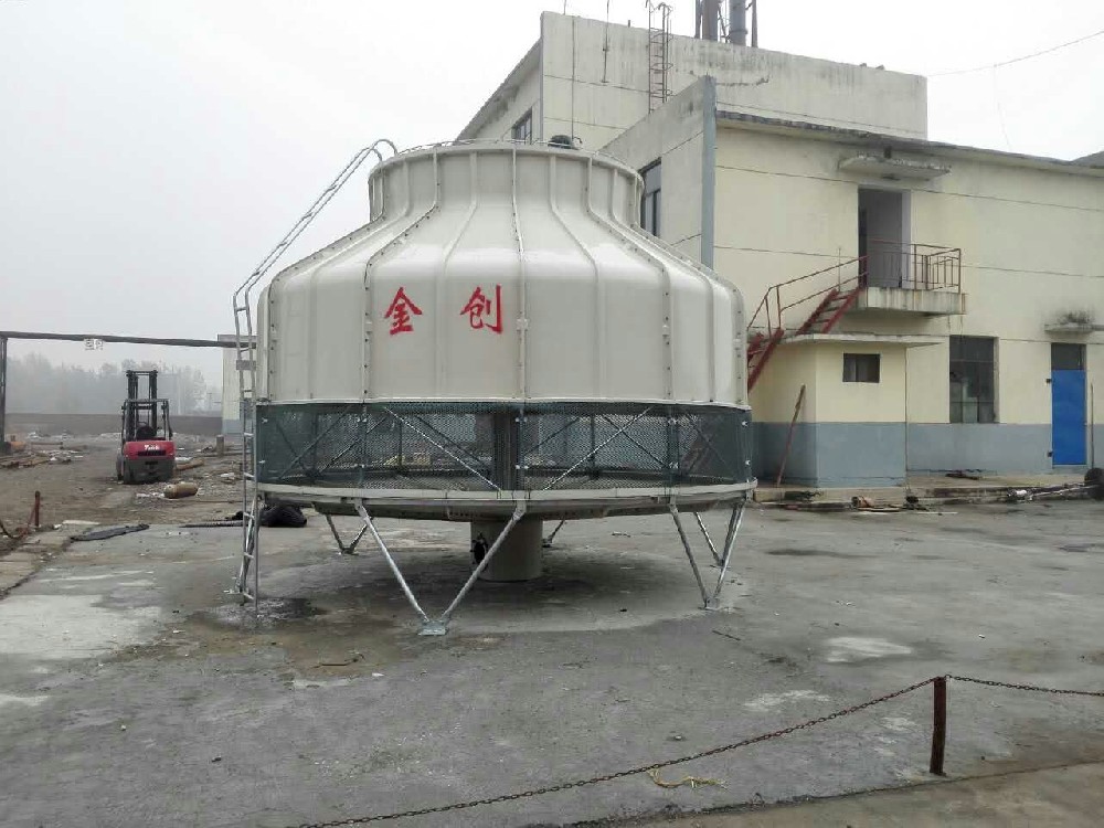 冷卻塔噴槍流量調整范圍較大，且噴霧角度變動小